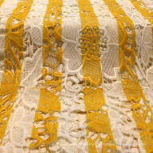 Striped Printing Dekorative Spitze für Kleidungsstück